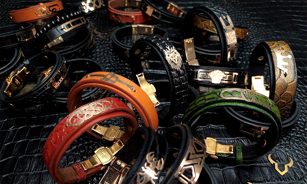 خرید دستبند چرم و طلا، ترکیبی از اصالت و لوکس بودن